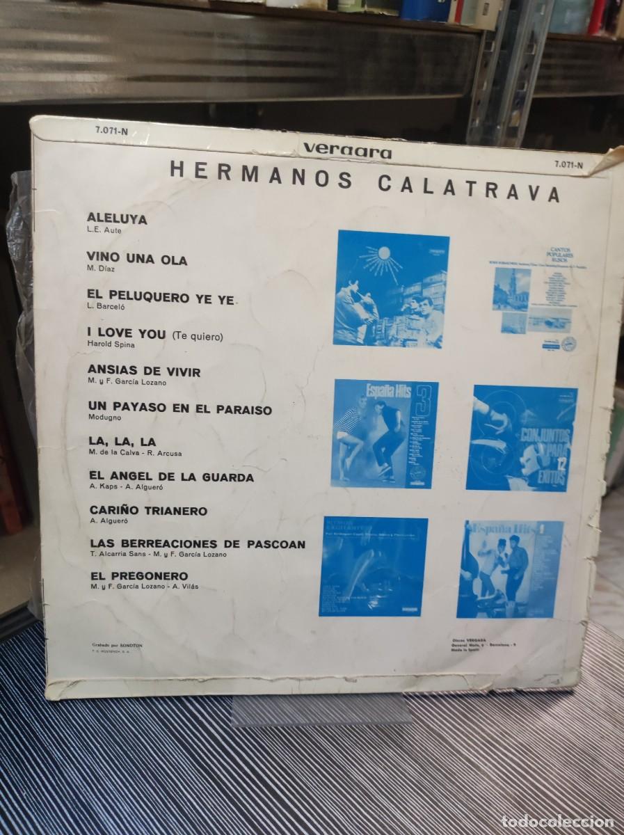 Discos de vinilo: Hermanos Calatrava &ndash; Aleluya / La, La, La... - Foto 2