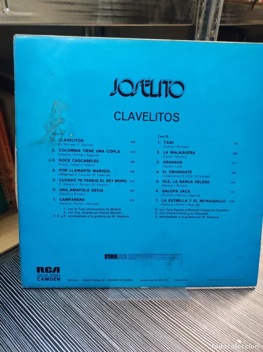 Discos de vinilo: Joselito &ndash; Clavelitos - Foto 2