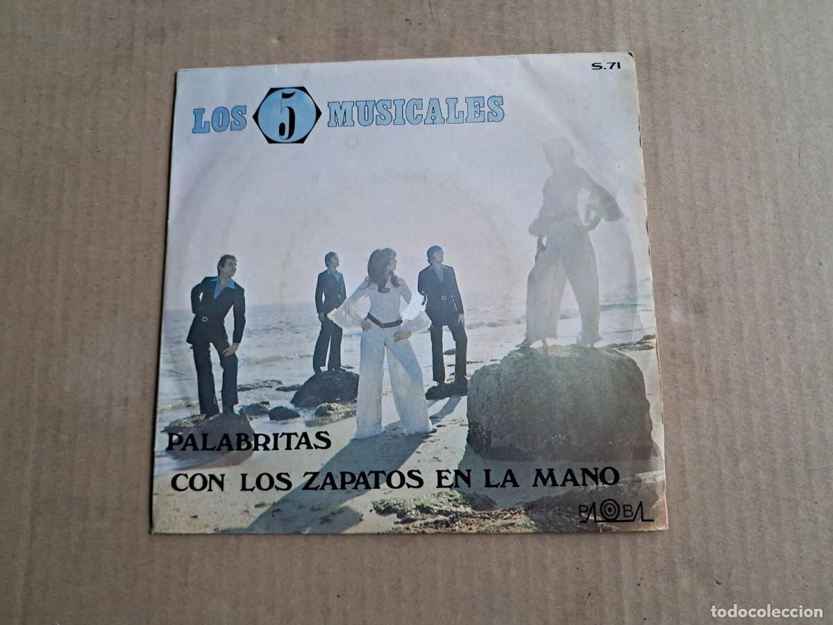 Discos de vinilo: LOS 5 MUSICALES - PALABRITAS SINGLE 1971 - Foto 1