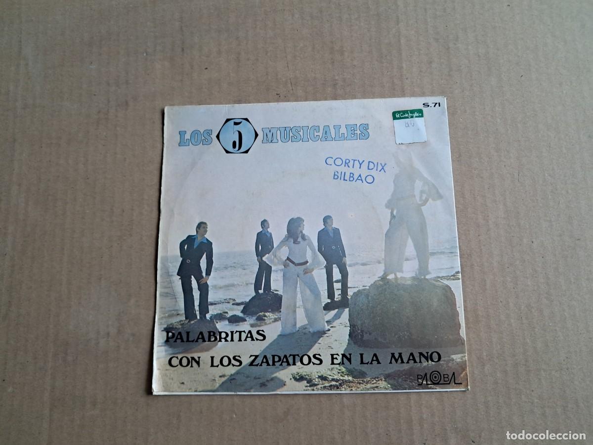 Discos de vinilo: LOS 5 MUSICALES - PALABRITAS SINGLE 1971 - Foto 3