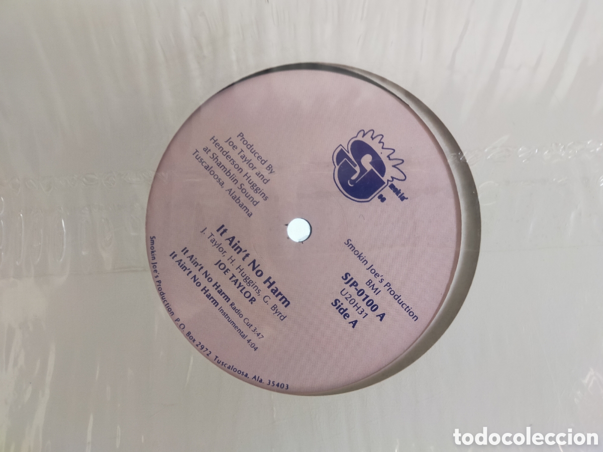 Discos de vinilo: Joe Taylor maxi It aint no harm u.s.a. 1987 - Foto 1