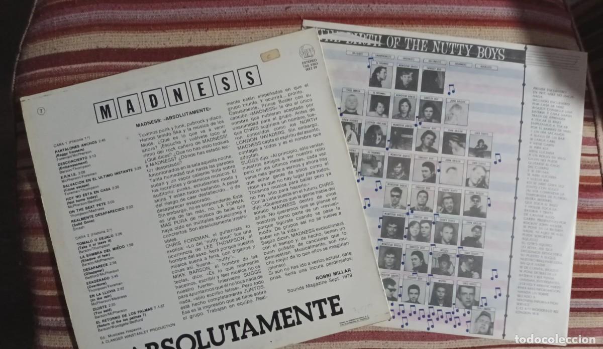 Discos de vinilo: MADNESS - ABSOLUTELY - LP - Foto 2