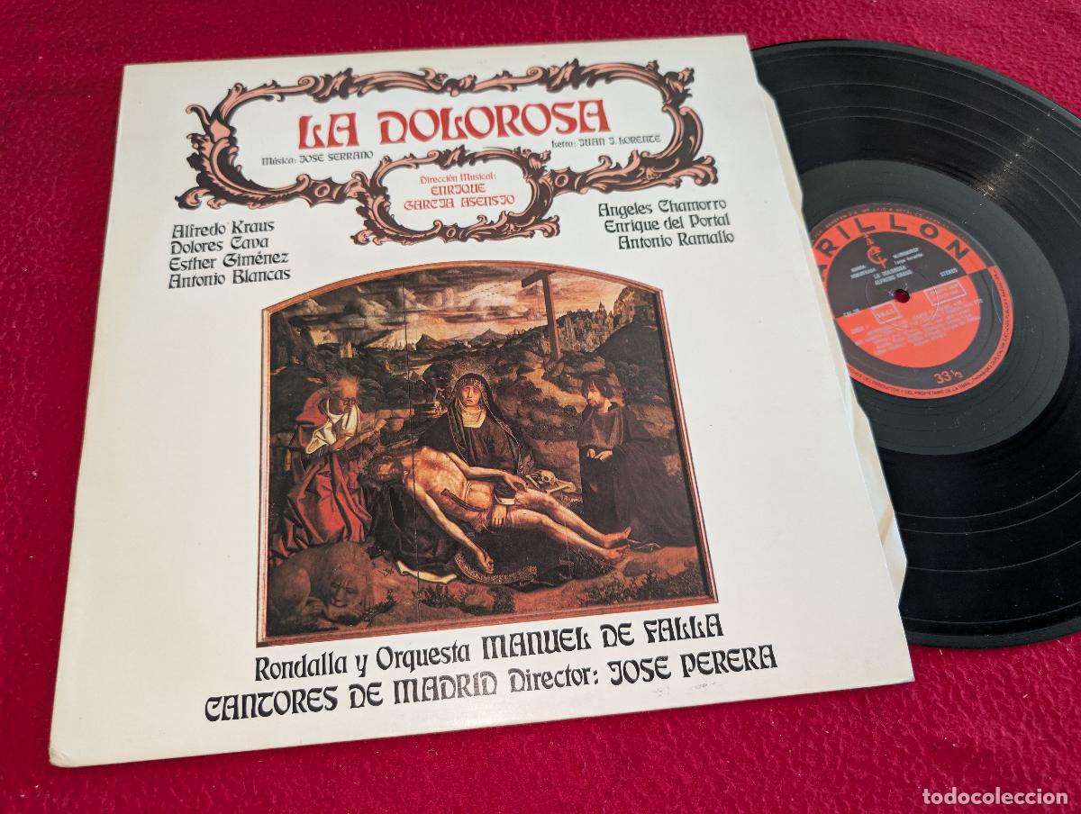 Dischi in vinile: MADRID dir Perera DOLOROSA Kraus+Cava+Blancas+Chamorro+Portal ++ LP 1980 Carillon ESPA&Ntilde;A SPAIN