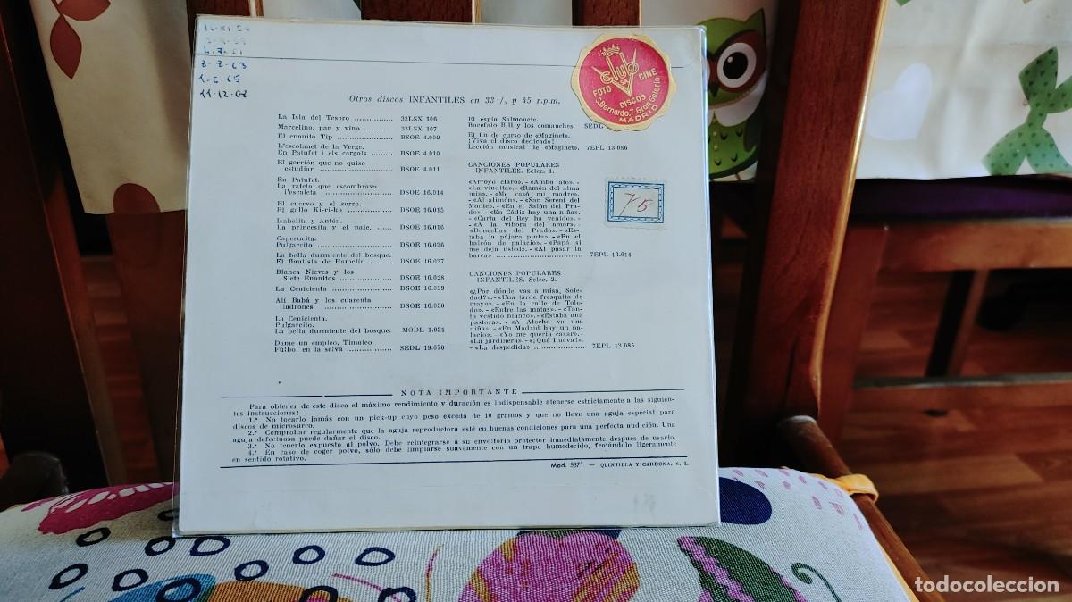Discos de vinilo: INFANTILES-SINGLE EL MONO TITIRITERO - Foto 2