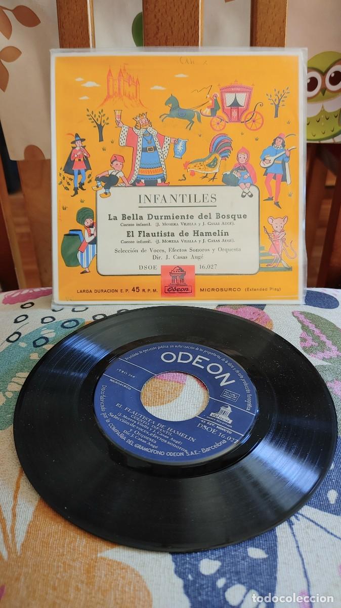 Discos de vinilo: INFANTILES-SINGLE LA BELLA DURMIENTE DEL BOSQUE - Foto 1