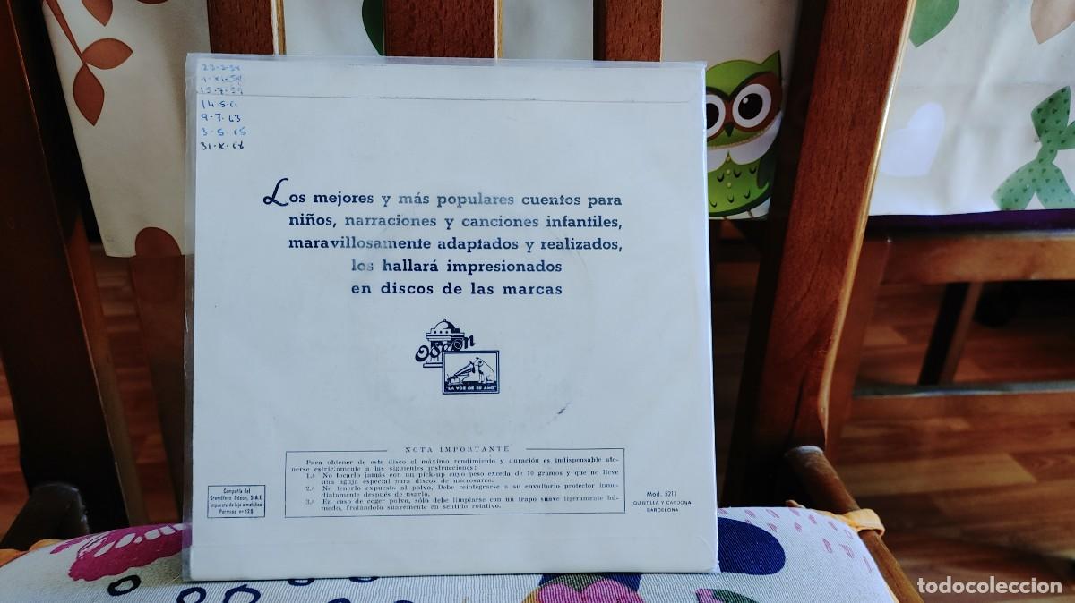 Discos de vinilo: INFANTILES-SINGLE LA BELLA DURMIENTE DEL BOSQUE - Foto 2