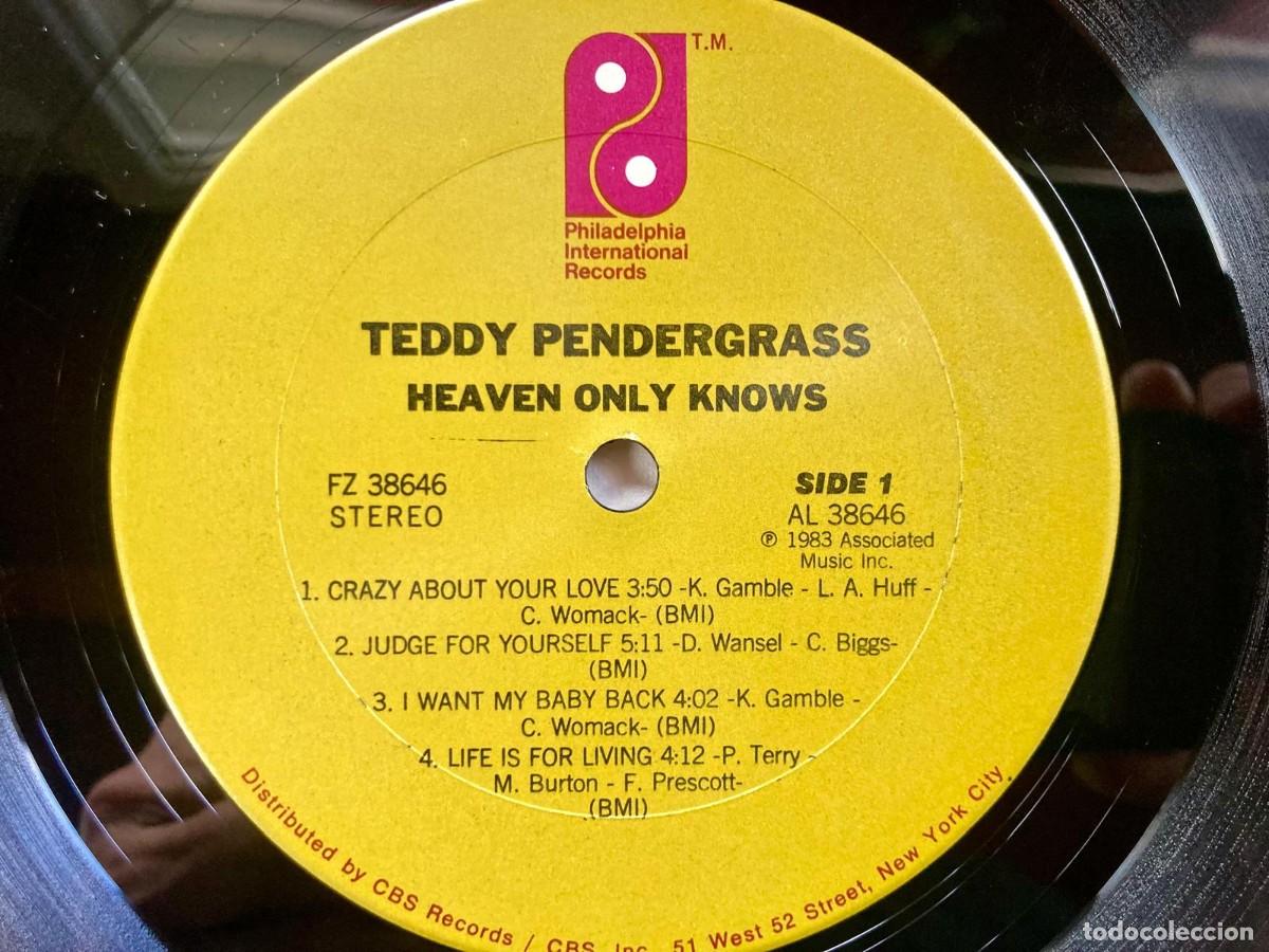 Discos de vinilo: TEDDY PENDERGRASS - HEAVEN ONLY KNOWS - Foto 3