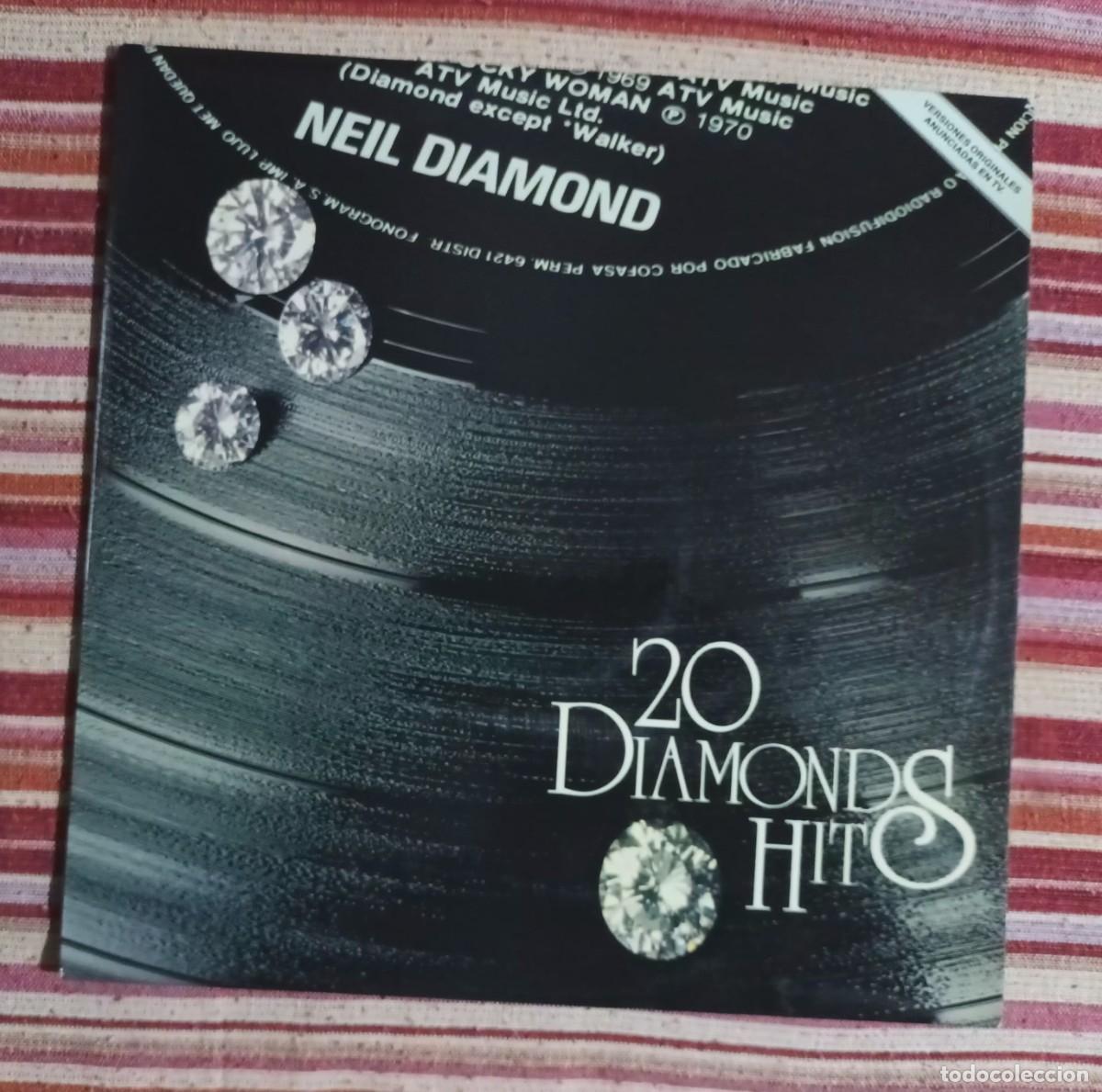 Discos de vinilo: NEIL DIAMOND - 20 DIAMONDS HITS - LP - Foto 1
