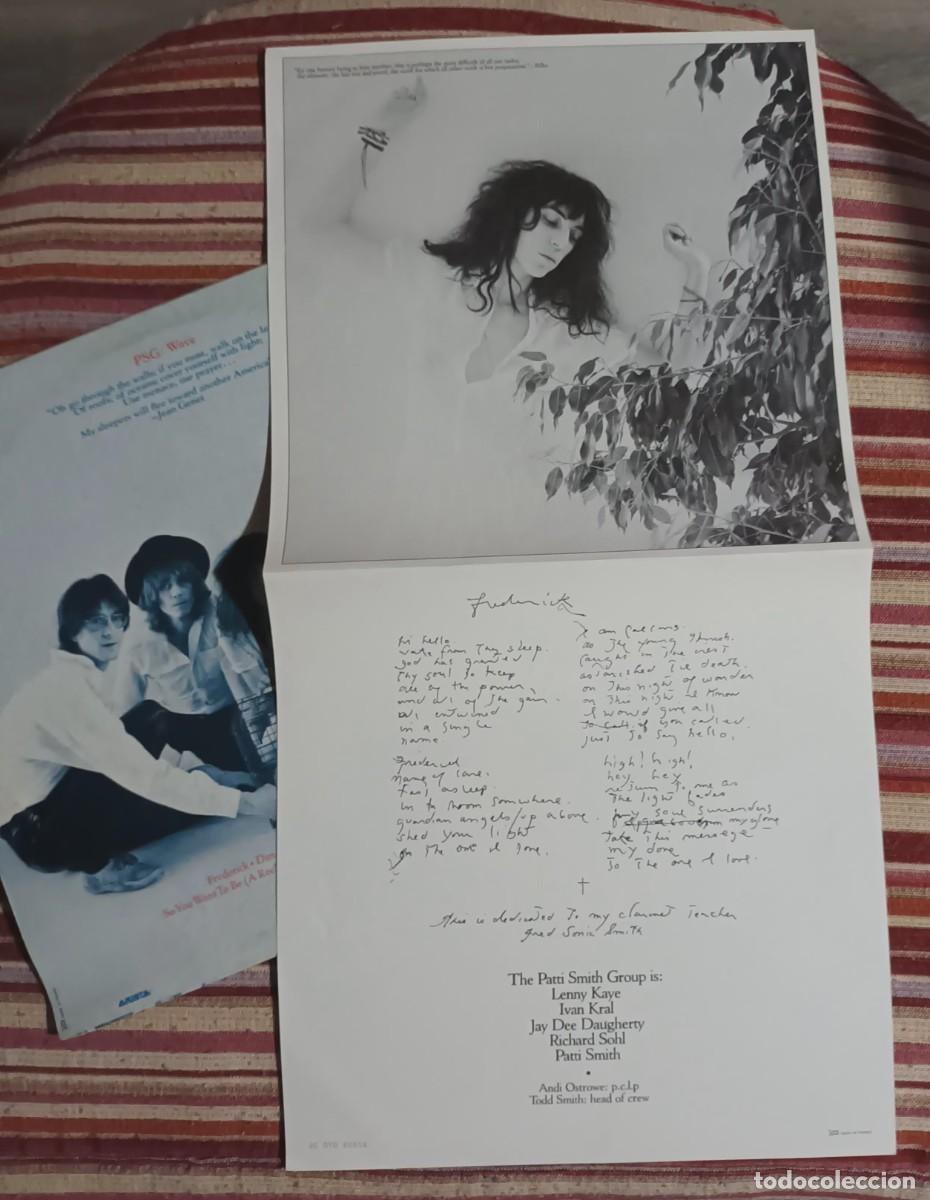 Discos de vinilo: PATTI SMITH GROUP - WAVE - LP - Foto 4
