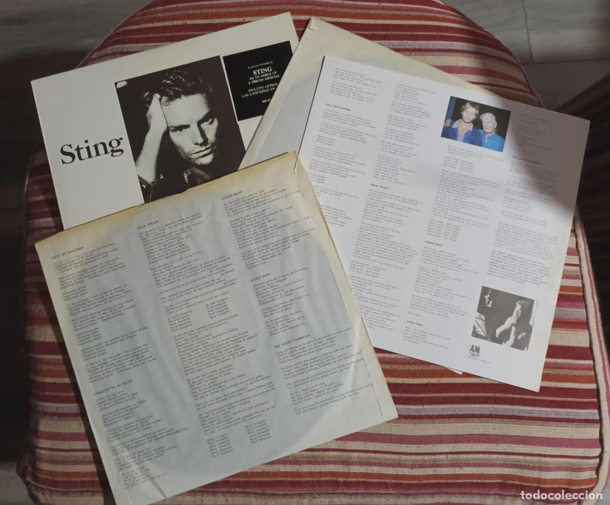 Discos de vinilo: STING - NOTHING LIKE THE SUN - 2 LPS - Foto 3