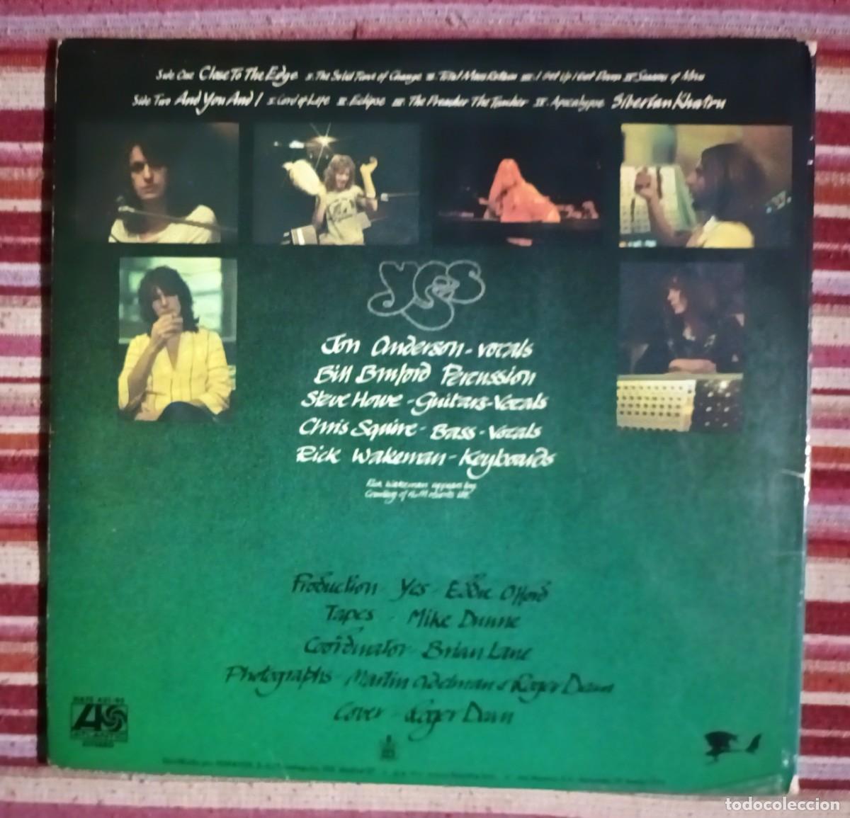 Discos de vinilo: YES - CLOSE TO THE EDGE - LP - Foto 2