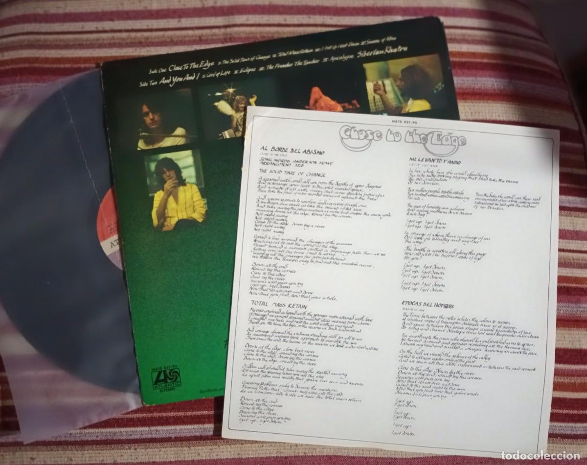 Discos de vinilo: YES - CLOSE TO THE EDGE - LP - Foto 4