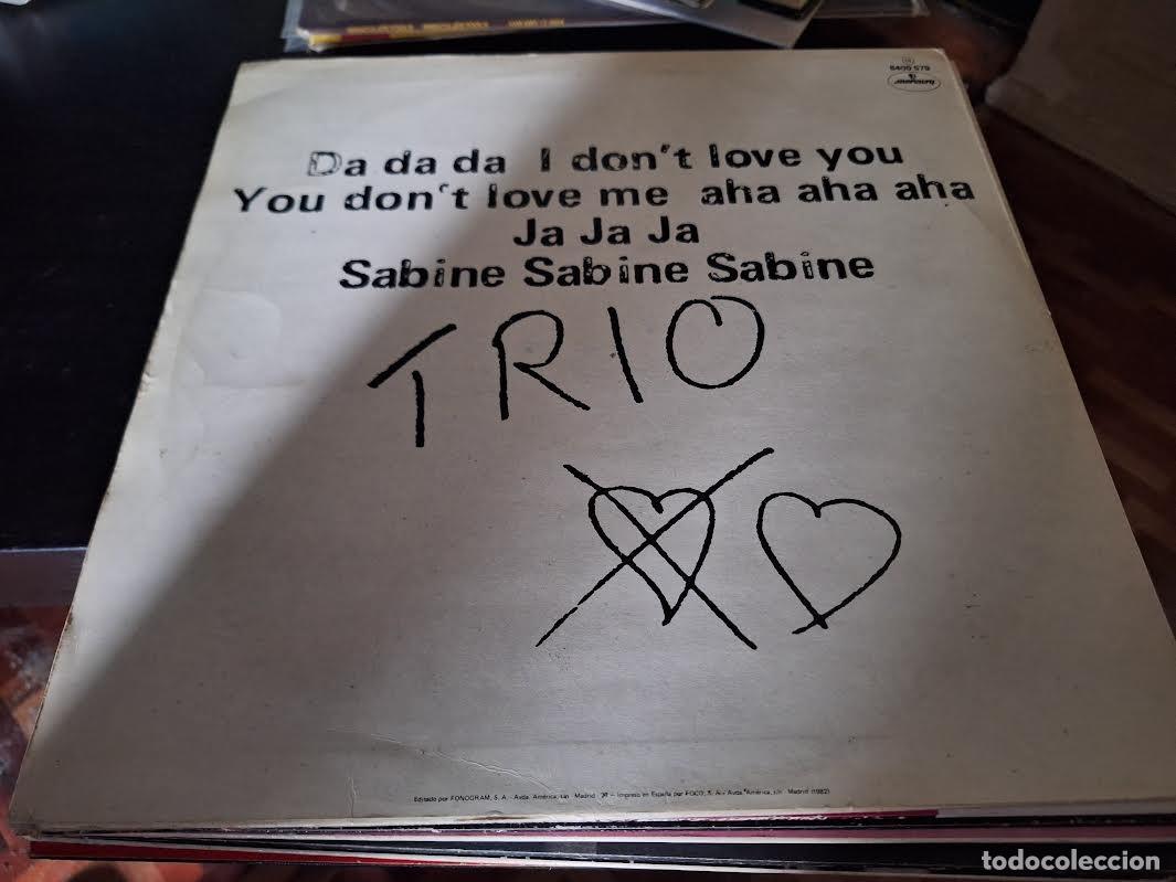 Discos de vinilo: TRIO - DA DA DA 12&rdquo; MAXI MERCURY 1982 SYNTH POP - Foto 2