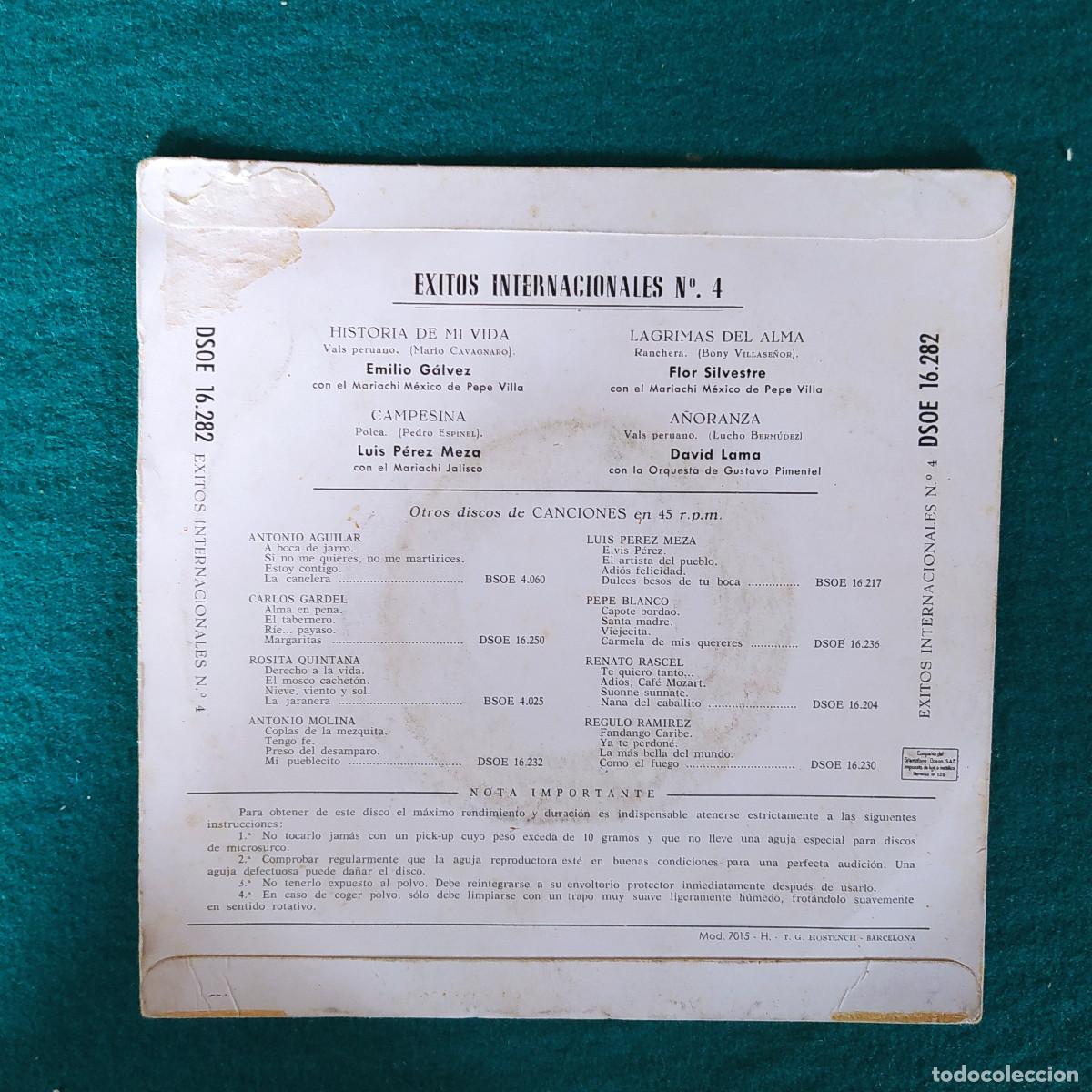 Discos de vinilo: Various &ndash; Exitos Internacionales N.&ordm; 4 - Foto 2