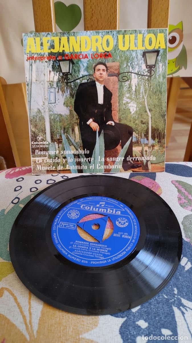 Discos de vinilo: ALEJANDRO ULLOA-EP ROMANCE SONAMBULO +3 - Foto 1