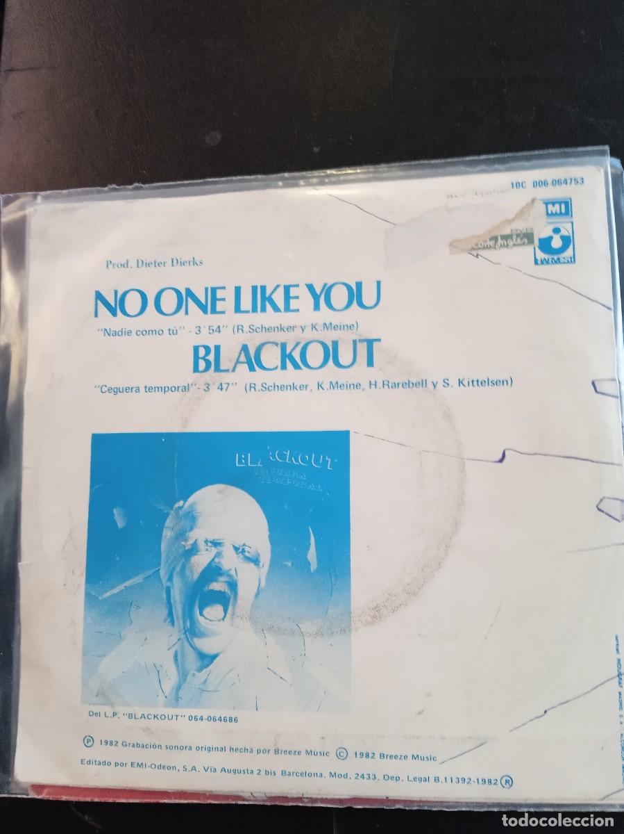 Discos de vinilo: SCORPIONS- NADIE COMO T&Uacute;. SINGLE. - Foto 2
