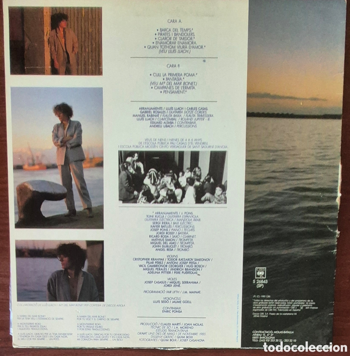 Discos de vinilo: LP - MARINA ROSSELL - BARCA DEL TEMPS - Foto 2