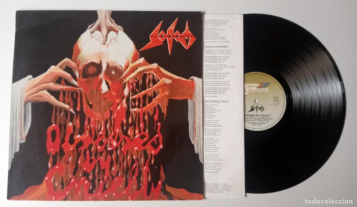 Discos de vinilo: LP SODOM - OBSESSED BY CRUELTY - Foto 3