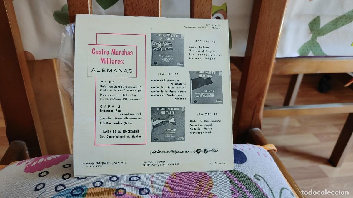 Discos de vinilo: CUATRO MARCHAS MILITARES-EP ALEMANAS - Foto 2