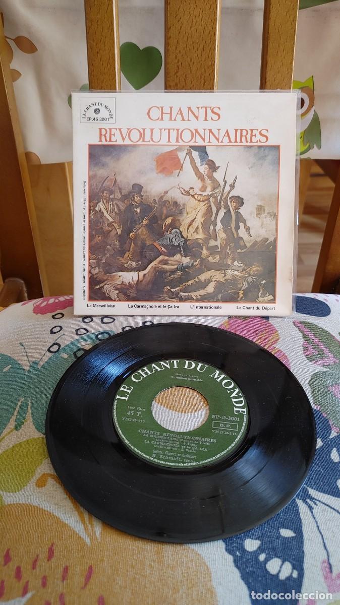 Discos de vinilo: CHANTS REVOLUTIONNAIRES-EP LA MARSEILLAISE +3 - Foto 1