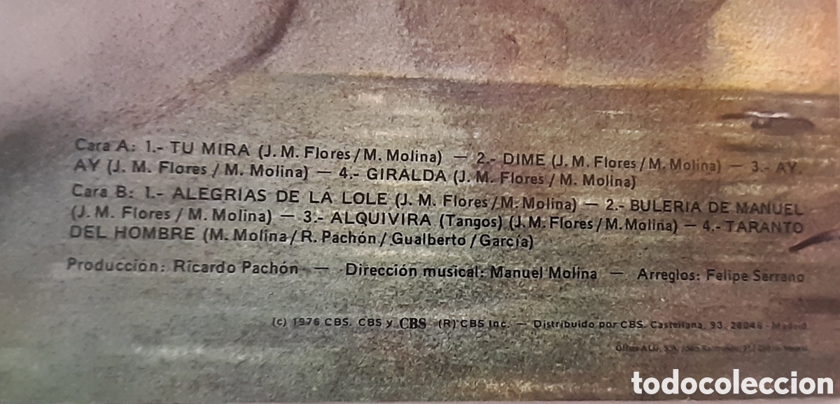 Discos de vinilo: Lole y Manuel - Pasaje del Agua - LP - Foto 4