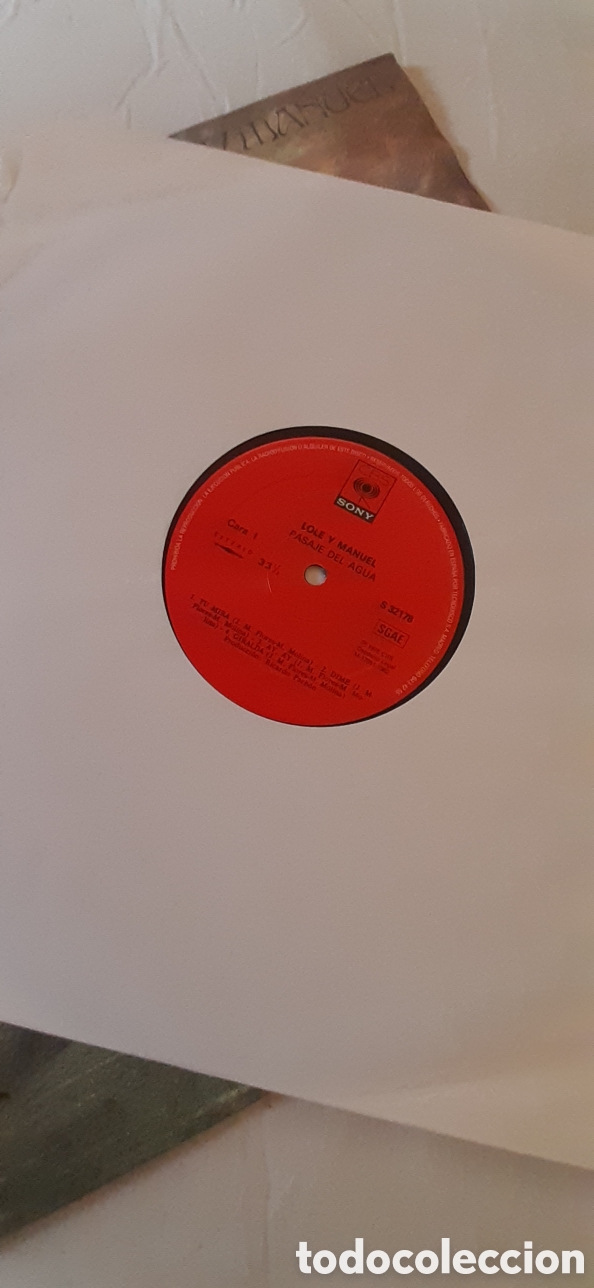 Discos de vinilo: Lole y Manuel - Pasaje del Agua - LP - Foto 5
