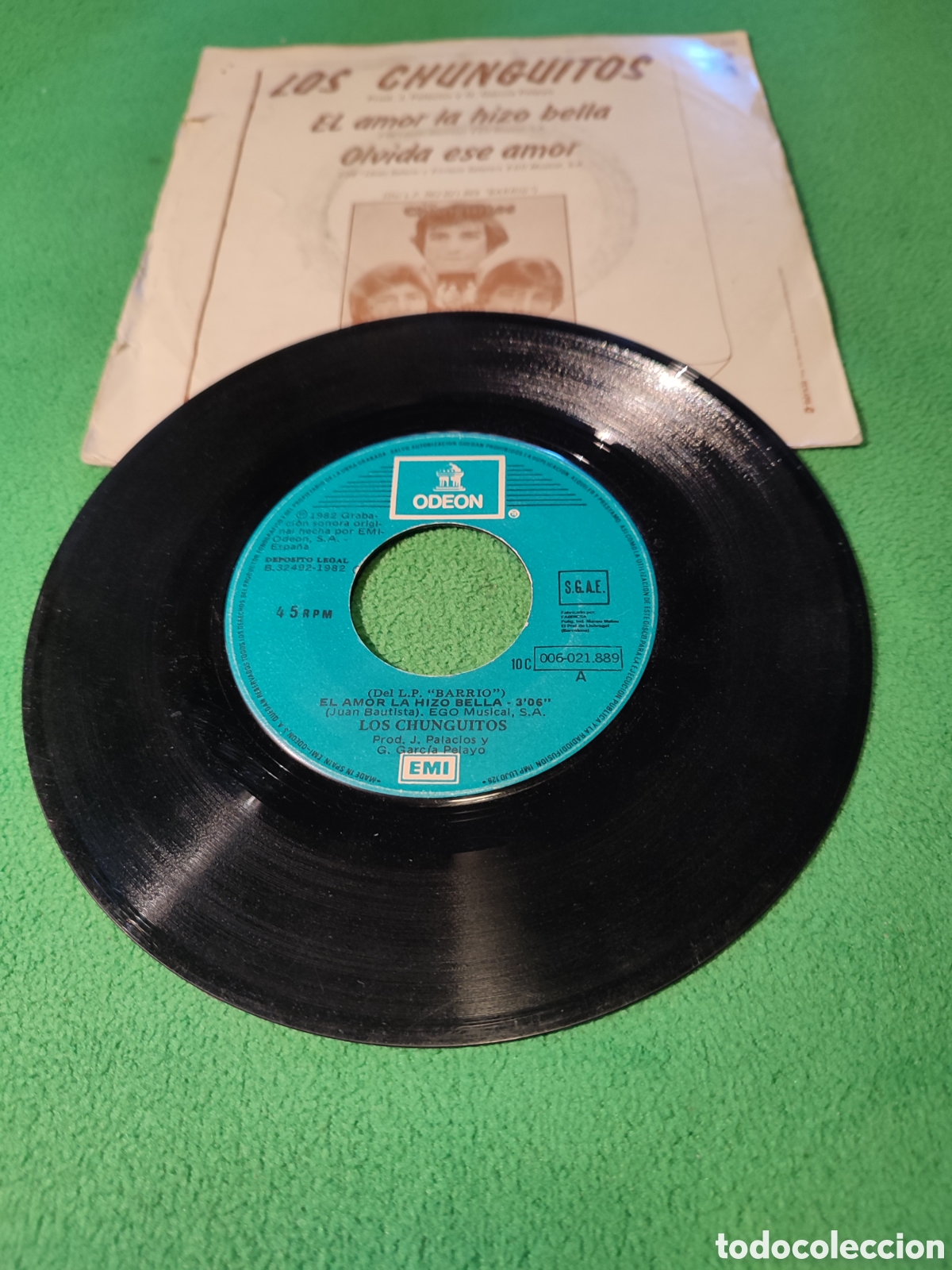 Discos de vinilo: Los Chunguitos - El amor la hizo bella - Foto 2