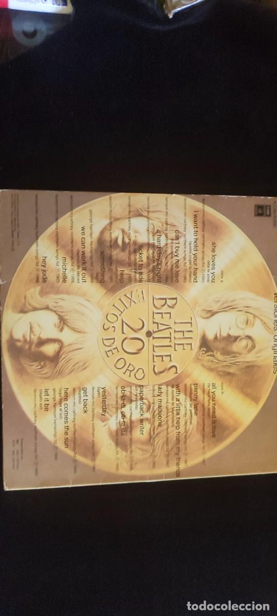 Discos de vinilo: LP The Beatles 20 &eacute;xitos de oro - Foto 2