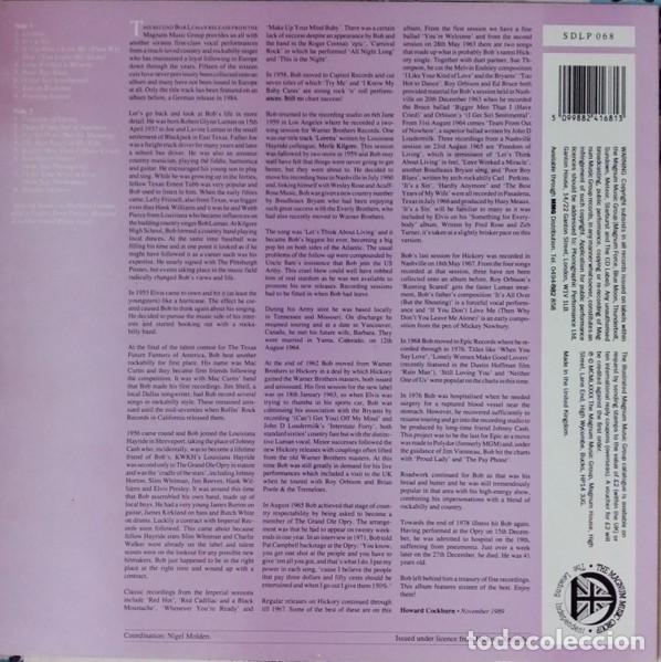 Discos de vinilo: Bob Luman &ndash; Loretta - Vinilo, LP, Compilation - Foto 2