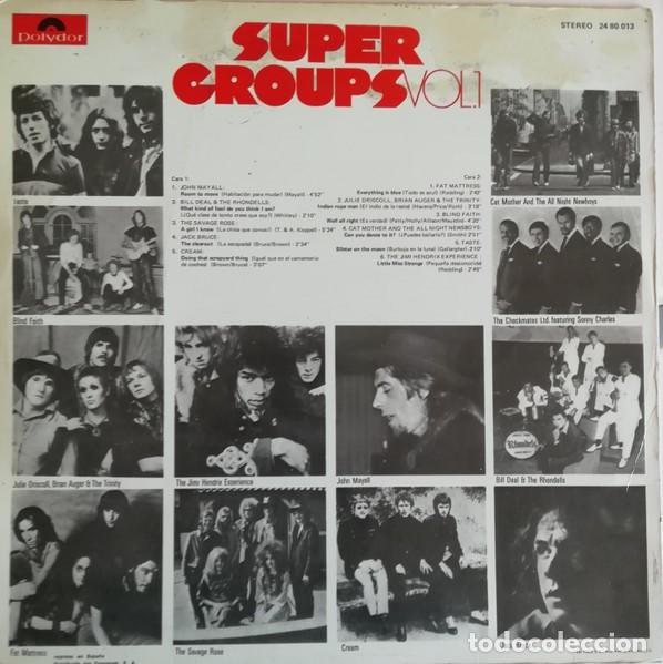 Discos de vinilo: Super Groups Vol.1 - Various - Taste, Hendrix, Mayall...... - Foto 2