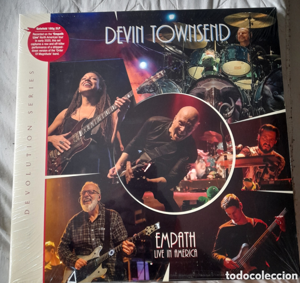 Discos de vinilo: DEVIN TOWNSEND - DEVOLUTION SERIES #3 - EMPATH LIVE IN AMERICA. BLACK LP. OFERTA. NUEVO - Foto 1