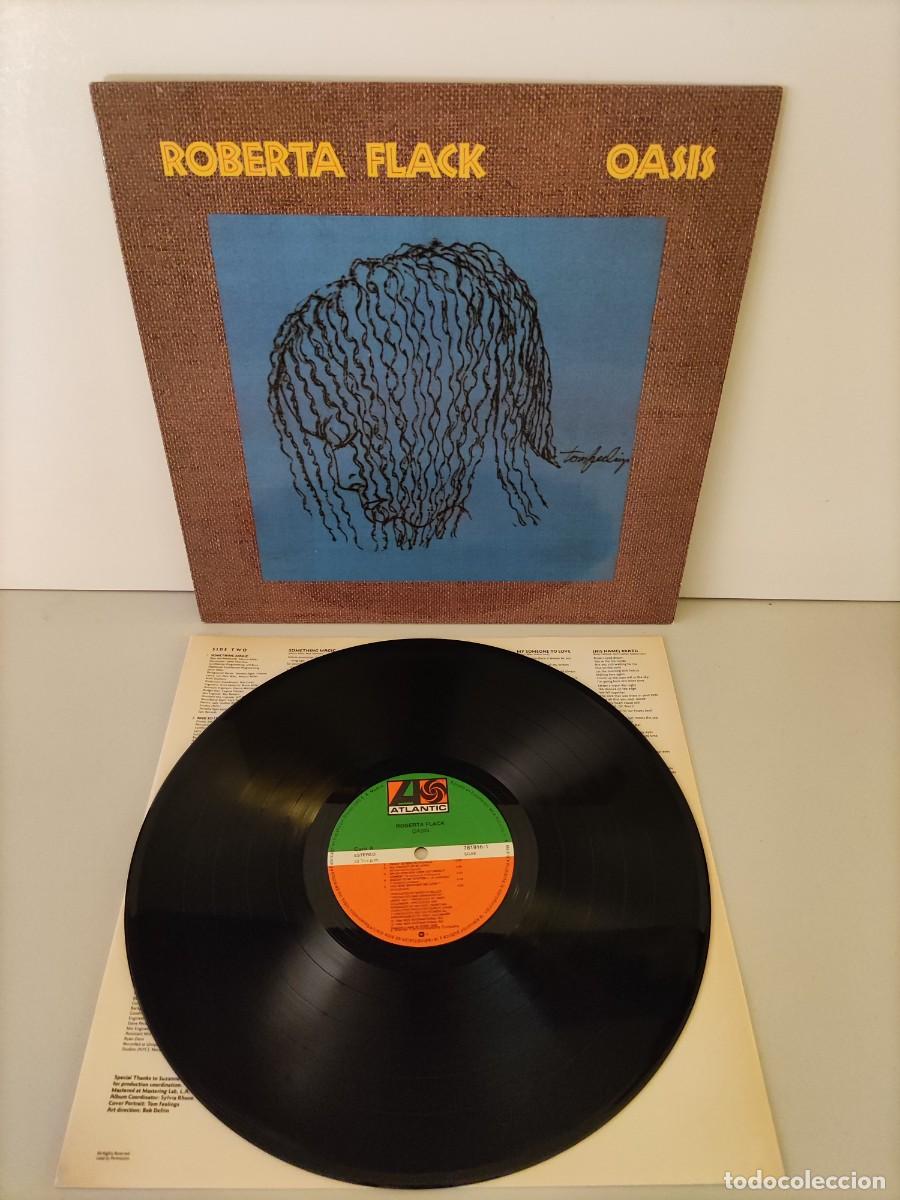 Discos de vinilo: LP 38 Roberta Flack - Oasis 1988 (Disco como nuevo) - Foto 1