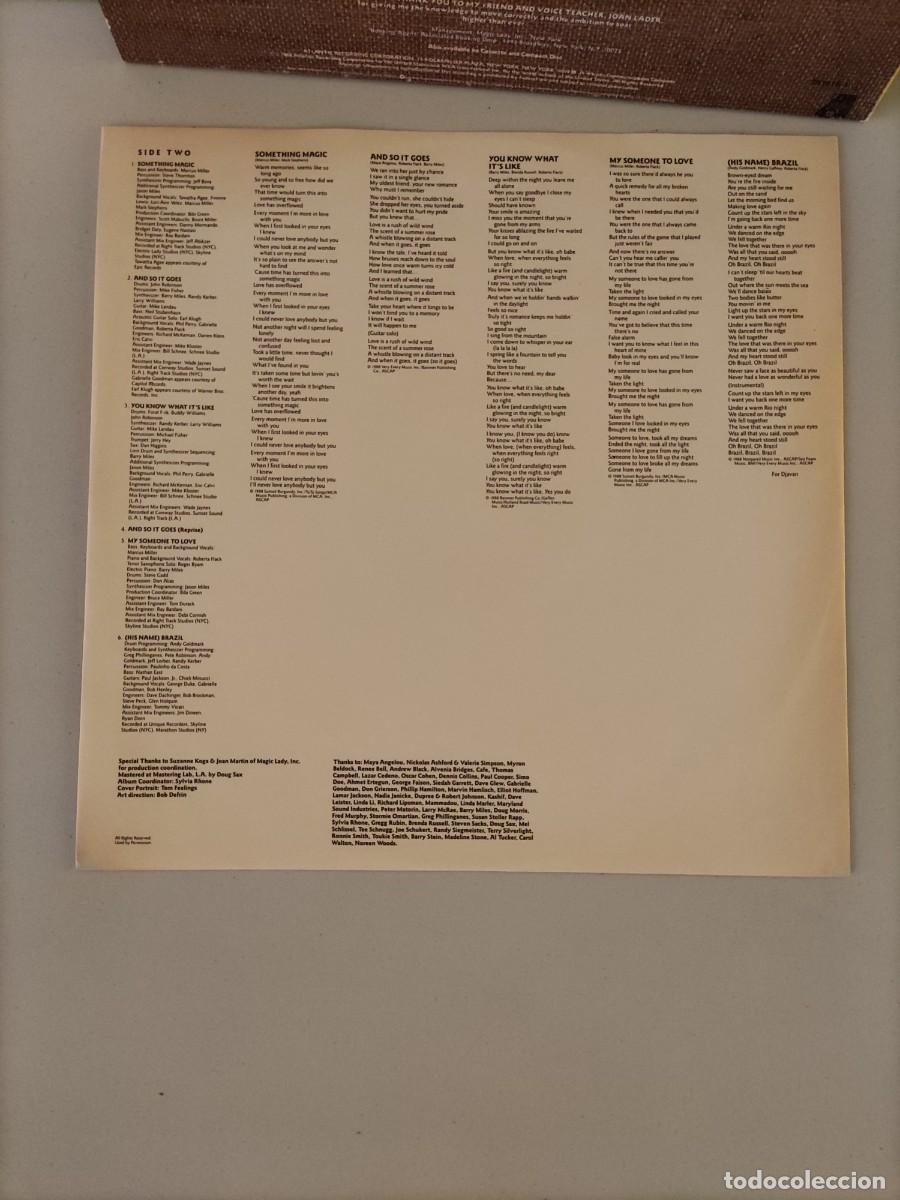 Discos de vinilo: LP 38 Roberta Flack - Oasis 1988 (Disco como nuevo) - Foto 4