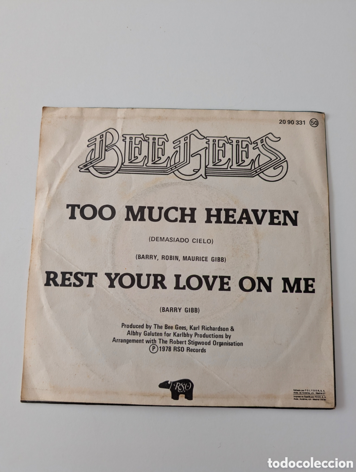 Discos de vinilo: Bee Gees Lote 3 vinilos single 7&rdquo; - Foto 3