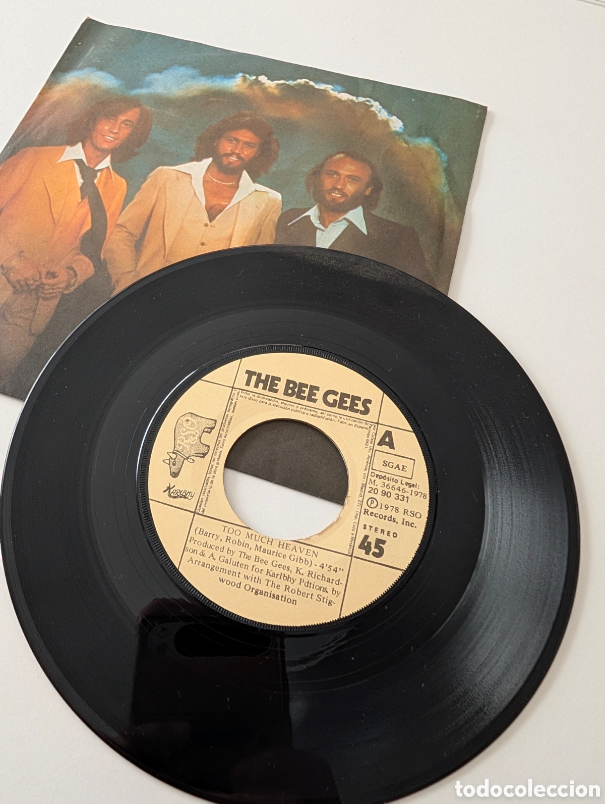 Discos de vinilo: Bee Gees Lote 3 vinilos single 7&rdquo; - Foto 4