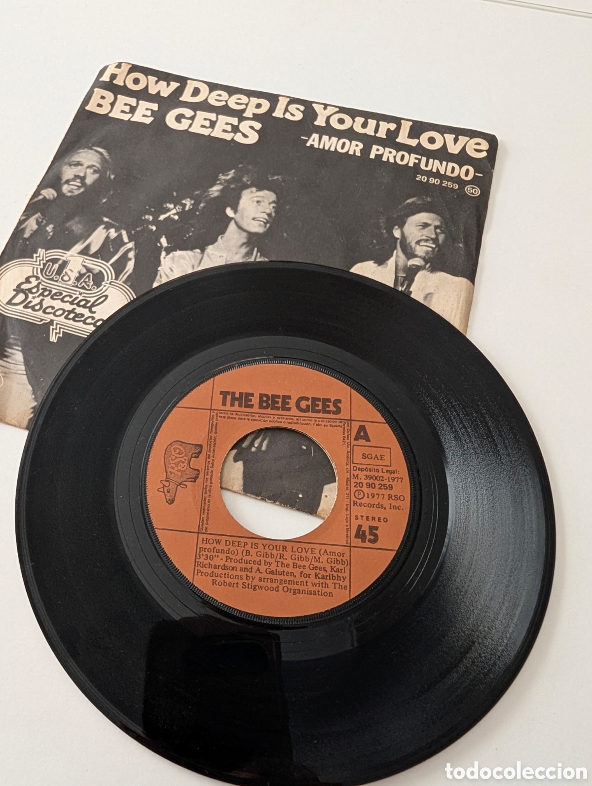 Discos de vinilo: Bee Gees Lote 3 vinilos single 7&rdquo; - Foto 8