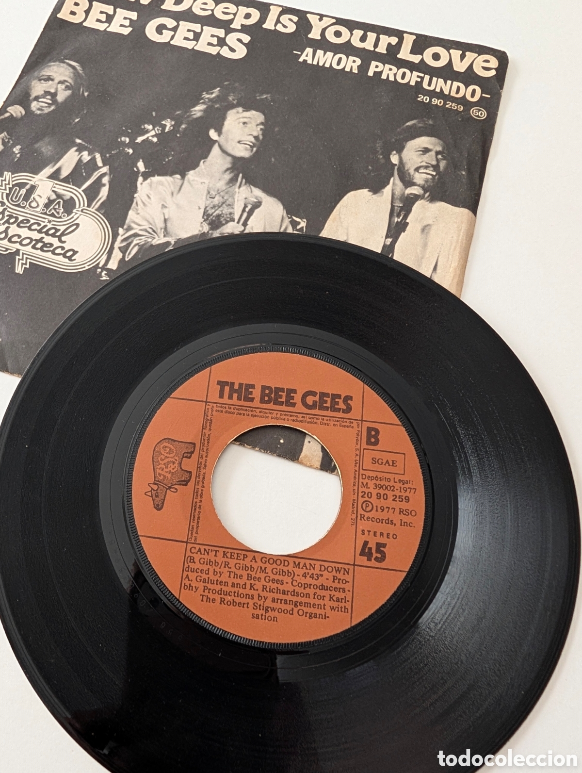 Discos de vinilo: Bee Gees Lote 3 vinilos single 7&rdquo; - Foto 9