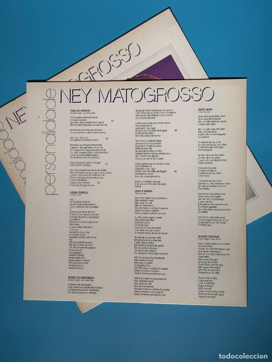 Discos de vinilo: Ney Matogrosso - Personalidade (LP) - Foto 5