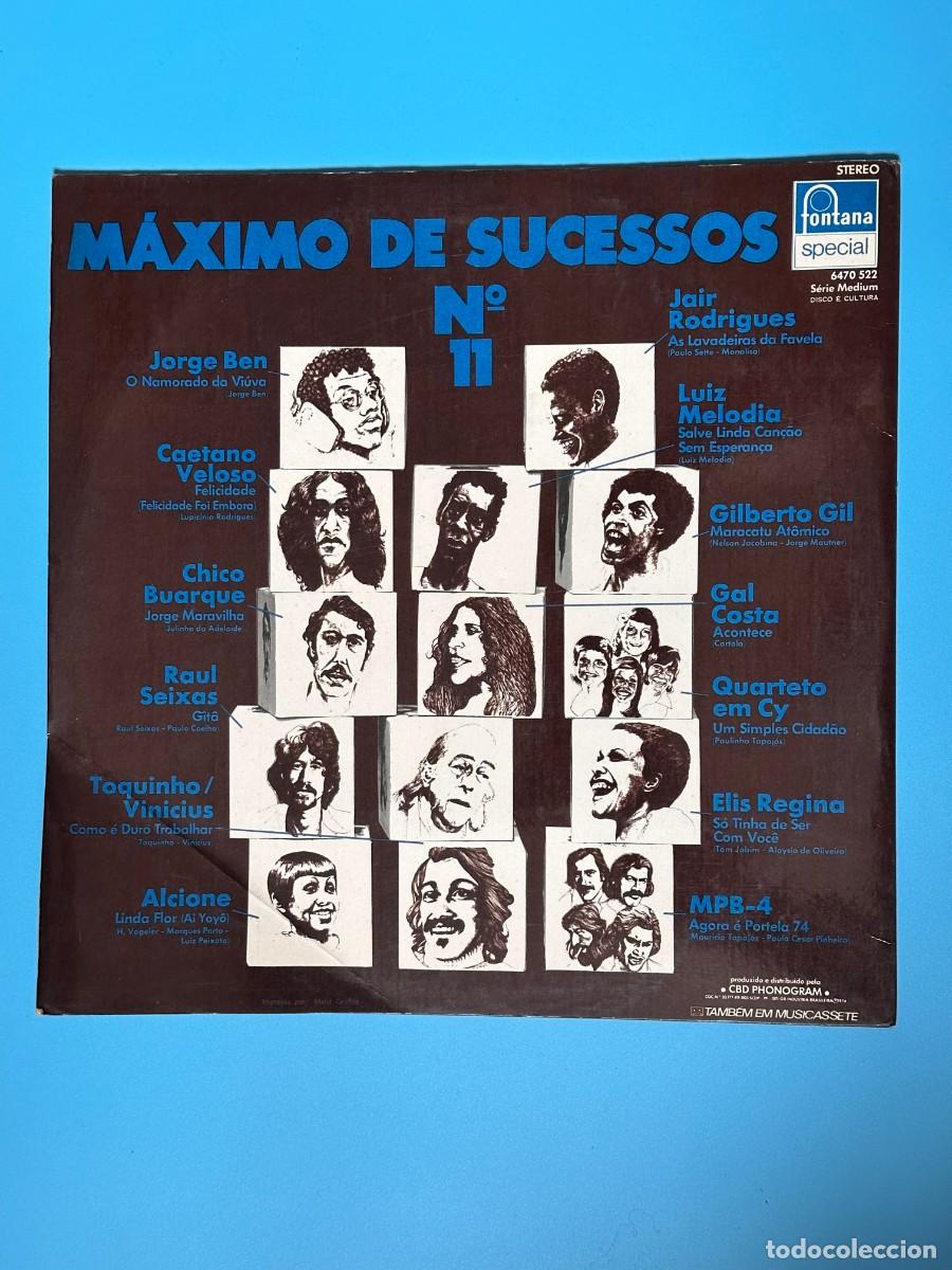 Discos de vinilo: M&aacute;ximo De Sucessos № 11 (LP) - Foto 3