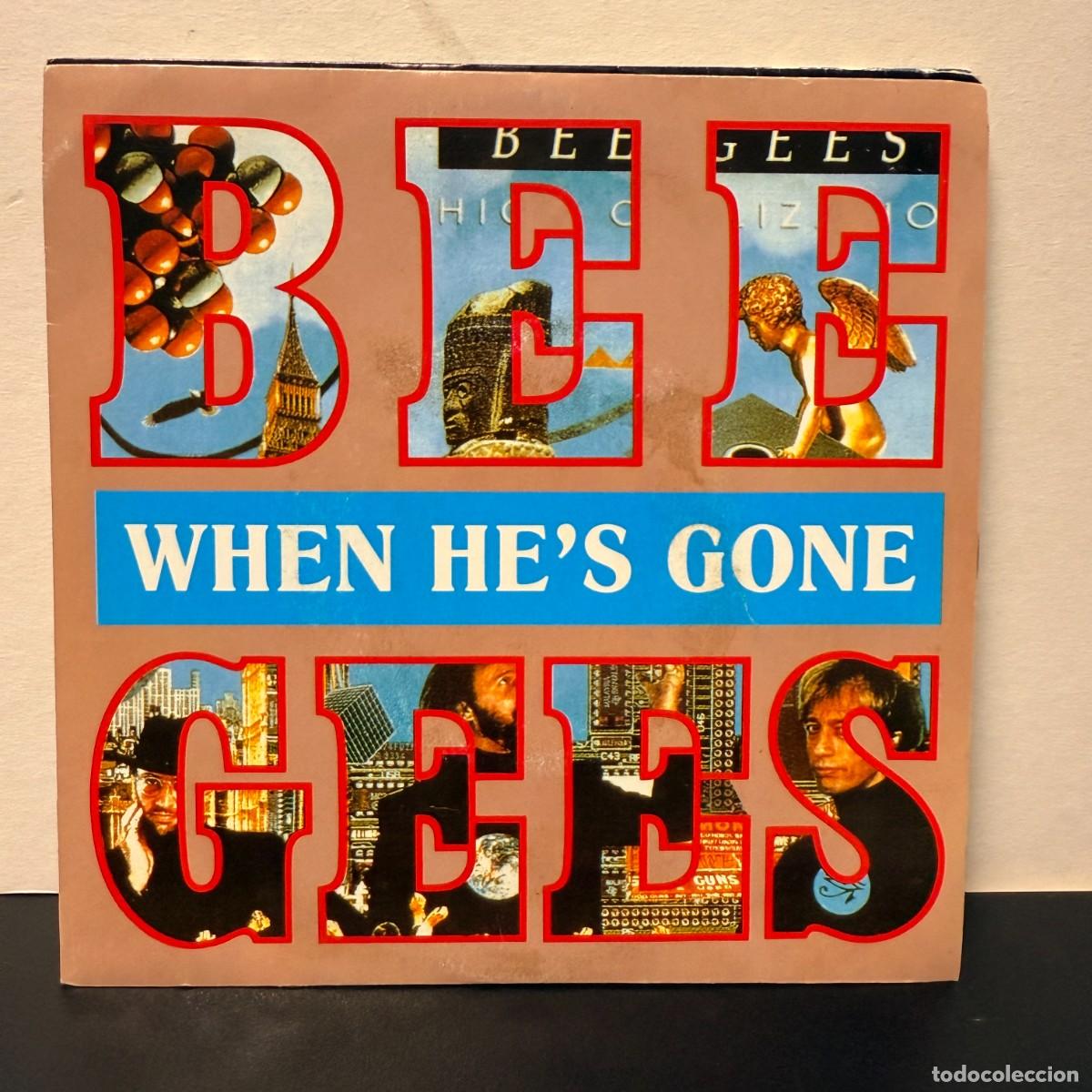 Discos de vinilo: Bee Gees - When Hes Gone (Single) - Foto 1