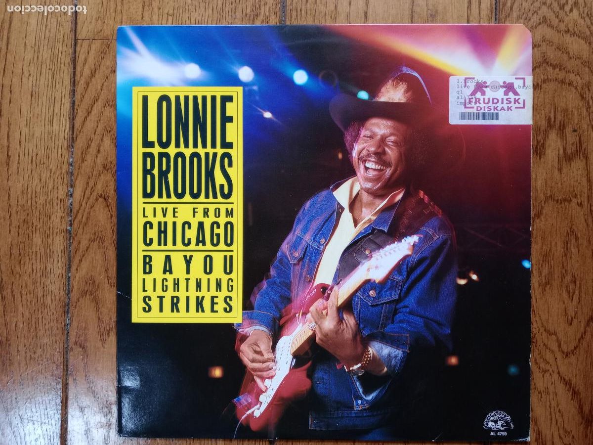 Discos de vinilo: Lonnie Brooks - live from Chicago - bayou lightning strikes - Foto 1