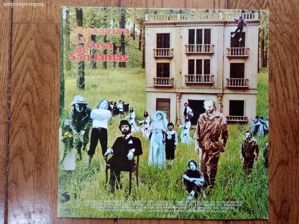 Discos de vinilo: Aguaviva - la casa de san jam&aacute;s - Foto 1