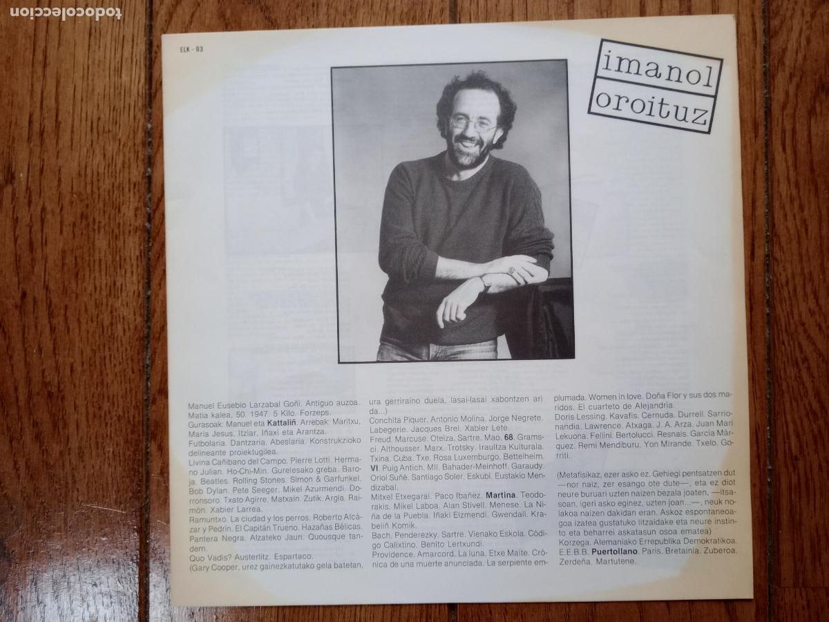 Discos de vinilo: Imanol - oroituz - Imanol - Foto 3