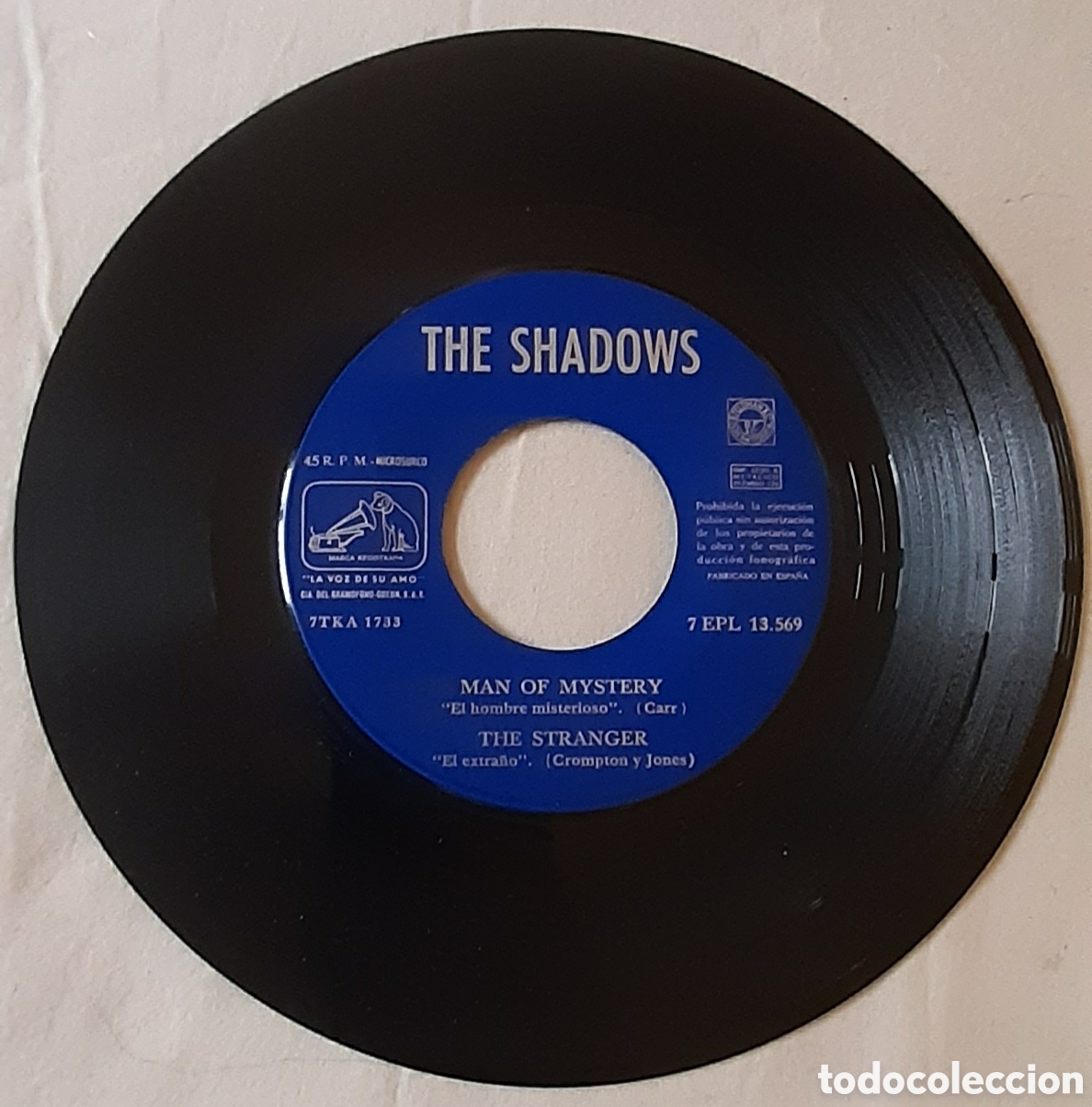 Discos de vinilo: The Shadows - Apache - 7 EP - Foto 5