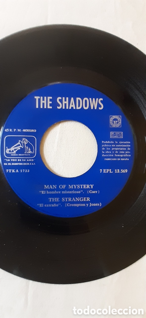 Discos de vinilo: The Shadows - Apache - 7 EP - Foto 6