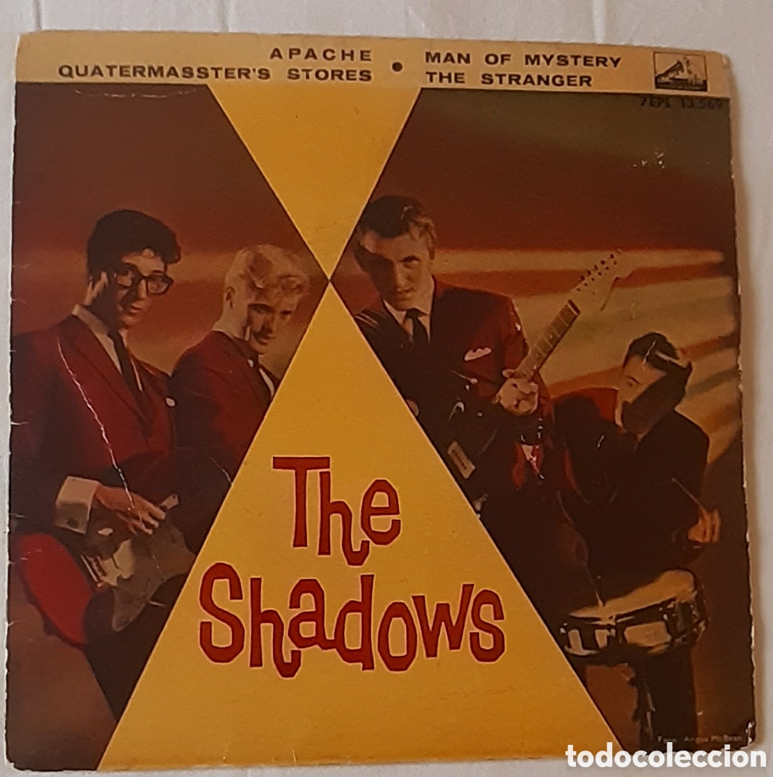 Discos de vinilo: The Shadows - Apache - 7 EP - Foto 1