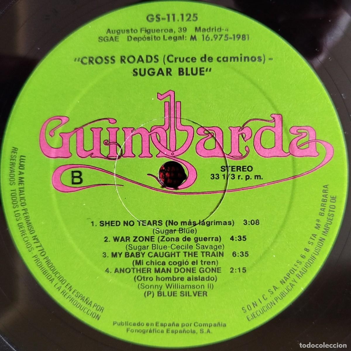 Discos de vinilo: SUGAR BLUE ** Cross Roads ** VINILO LP 1981 - Foto 4