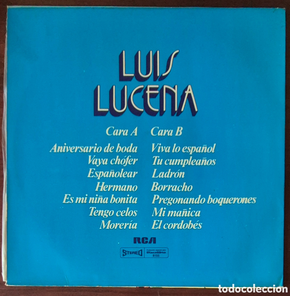 Discos de vinilo: LP - LUIS LUCENA - LUIS LUCENA - Foto 2