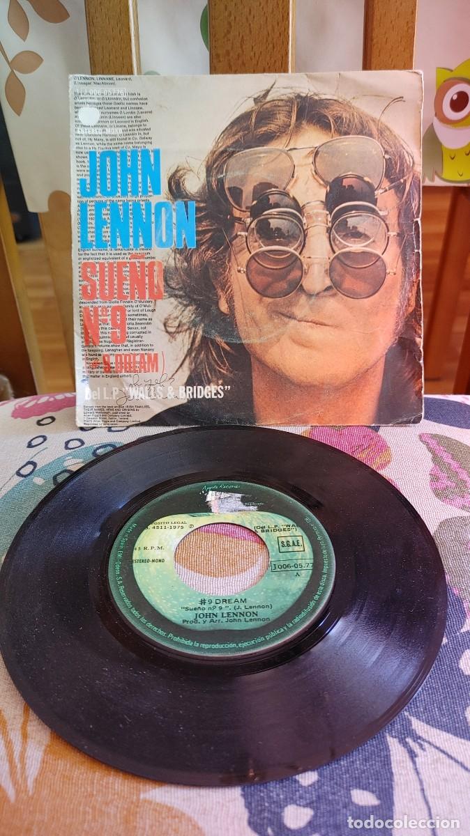 Discos de vinilo: JOHN LENNON-SINGLE SUE&Ntilde;O N&ordm; 9 - Foto 1