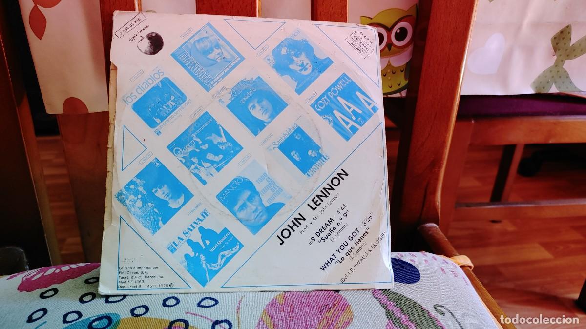 Discos de vinilo: JOHN LENNON-SINGLE SUE&Ntilde;O N&ordm; 9 - Foto 2
